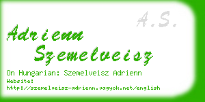 adrienn szemelveisz business card